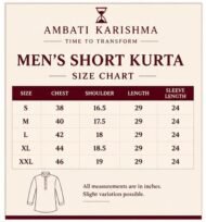 AAKASH- Light blue Pochampally ikat full sleeve short kurta - Image 7